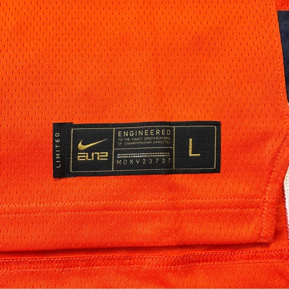 Nike Elite Syracuse Orange Carmelo Anthony Basketball Jersey BV2574 891 Mens L - Picture 5 of 8